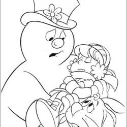 Matchless Free Printable Frosty The Snowman Coloring Pages Best Cartoon Karen Book Kids Books Fun Votes Info