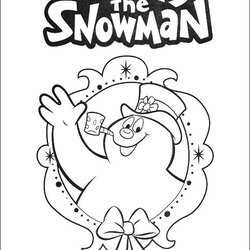 Frosty The Snowman Coloring Pages Books Free And Printable Book Last Info Page
