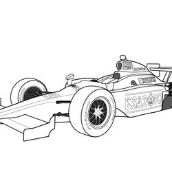 Outstanding Free Printable Race Car Coloring Pages For Kids Racing