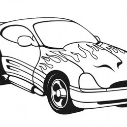 Race Car Coloring Pages Printable Sports Racing