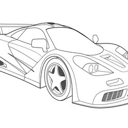 Eminent Free Coloring Pictures Of Race Cars Car Pages Page