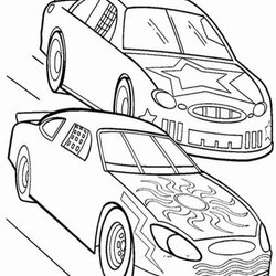 Fantastic Free Easy To Print Race Car Coloring Pages Min