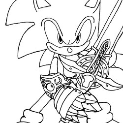Fine Free Printable Sonic The Hedgehog Coloring Pages For Kids Print Online