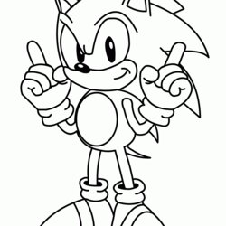 Sonic Coloring Pages The Hedgehog Print Color Craft Printable Sega Cartoons Scaled
