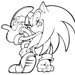 Fantastic Super Sonic The Hedgehog Coloring Pages At Free Tails Print Printable Nine Silver Fox Surfing