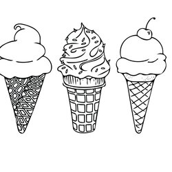 Superb Printable Coloring Sheet Instant Download Ice Cream Cones Cone Kids Color Description Print