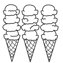 Worthy Free Printable Ice Cream Coloring Pages For Kids Cone Cones Color Colouring Flavors Activity Page