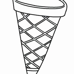 Outstanding Cone Coloring Page Elegant Free Printable Ice Cream Empty Te