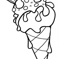 Champion Free Printable Ice Cream Coloring Pages For Kids Cone Page