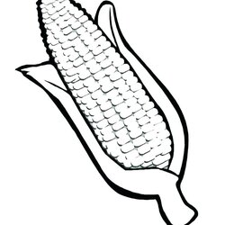 Super Candy Corn Coloring Page At Free Printable Stalk Indian Drawing Color