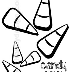 Peerless Free Candy Corn Coloring Pages At Download Halloween Printable Print Kids Cute Color