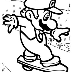 Swell Super Mario Free Printable Coloring Pages Home Popular