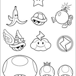 Fine Print Download Mario Coloring Pages Themes Unique Stumble Super Bros Printable