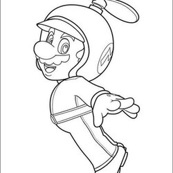 Capital Super Mario Coloring Pages Printable Customize And Print