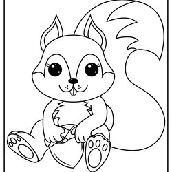 Supreme Printable Squirrels Coloring Pages Updated