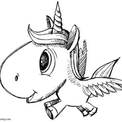 Out Of This World Coloring Pages Cartoon Unicorn Pegasus Free Printable Kids Adults