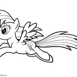 Superlative Coloring Pages My Little Pony Free Printable Kids Color Print