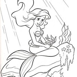 Champion Excellent Photo Of Ariel Coloring Page