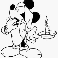 Superlative Top Free Printable Disney Christmas Coloring Pages For Kids Colouring Mickey Mouse Para Yawning