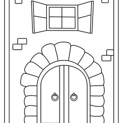 Very Good Doors Coloring Printable Pages