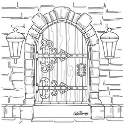 Sterling Free Printable Door Coloring Pages For Kids In House Colouring