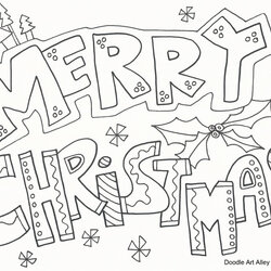 Excellent Merry Christmas Coloring Pages To Download And Print For Free Doodle
