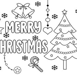 Marvelous Printable Merry Christmas Coloring Pages For Kids Adults And Mom Words