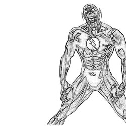 Flash Coloring Pages Printable Home Zoom Running Superhero Cw Run Color Print Action Library Paper Popular