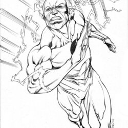 Splendid The Flash Superhero Coloring Pages Home Reverse Drawing Cw Running Printable Comics Robert Atkins