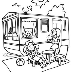 Capital Fun Coloring Pages Camping Kids Summer Op Site