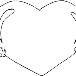 Out Of This World Free Printable Heart Coloring Pages For Kids Hearts Valentine Big Shape Valentines Drawings