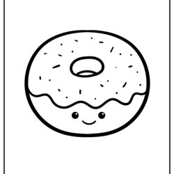 Splendid Cute Food Coloring Pages Free Printable Templates