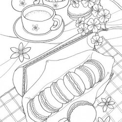 Free Easy To Print Food Coloring Pages Printable Colouring Ethnic Naps Dover Tea