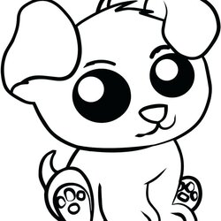 Admirable Cute Animal Coloring Pages Best For Kids Puppy