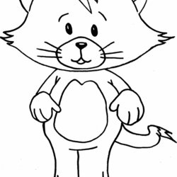 Exceptional Cat Coloring Pages Learn To