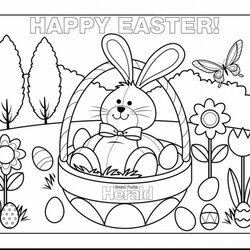 Magnificent Free Printable Easter Bunny Coloring Pages Kids Cartoon