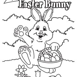Out Of This World Free Printable Easter Bunny Coloring Pages For Kids