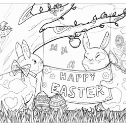 Worthy Easter Bunny Adult Coloring Pages Cute Bunnies Adults Celebrate Want These Page
