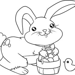 Marvelous Free Printable Easter Bunny Coloring Pages For Kids Cute