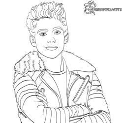 Wizard Descendants Coloring Pages Best For Kids Carlos