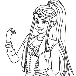 Smashing Free Printable Descendants Coloring Pages For Kids Wicked Lonnie World