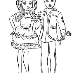 The Highest Standard View Audrey Descendants Coloring Pages Characters