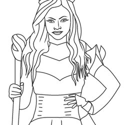 Preeminent Free Printable Descendants Coloring Pages For Kids Audrey Colouring Sheet