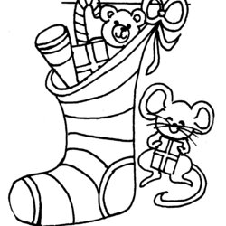 Super Christmas Coloring Pages Spanish Kids Sheets Socks Activity Cartoon Mouse Google Around Clip Comments