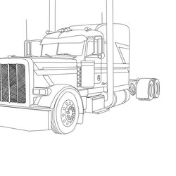 The Highest Quality Pretty Photo Of Semi Truck Coloring Pages Tractor