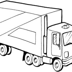 Outstanding Semi Truck Coloring Pages To Download And Print For Free Boys