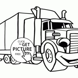 Sterling Pin On Transportation Coloring Pages Truck