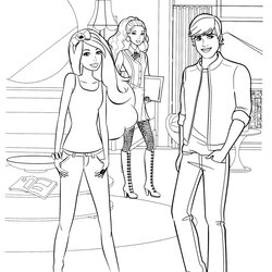 Legit Ken Coloring Pages At Free Printable Barbie Toy Story Beach Print Color Wedding Kids Disney Family