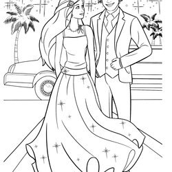 Ken Coloring Pages At Free Printable Barbie Doll Colouring Color Princess Sheets Print Kids Fashion Rocks