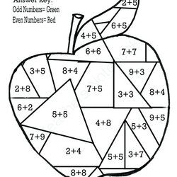 Fantastic Second Grade Coloring Pages At Free Printable Math Fun Apple Graders School Worksheets Activities